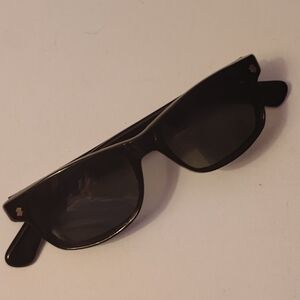 Rare Vintage Black Unisex Sunglasses NOS JAPAN